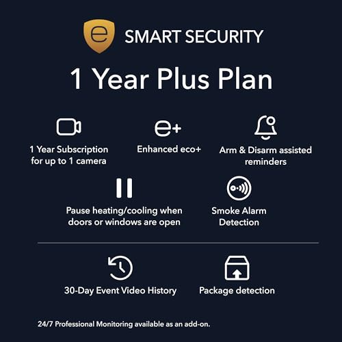 Image of ecobee Comfort & Security Bundle 1-Year Smart Security Plus Subscription