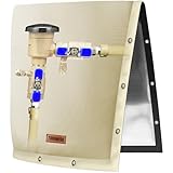 TOHONFOO 2-Way Opening Backflow Preventer Pipe Insulation Cover (5°F) - Irrigation Sprinkler Valve Cover - Water Well Pump Cover - Sturdy 5 Layers for Winter Freeze Protection (16" W x 20" H, Beige)