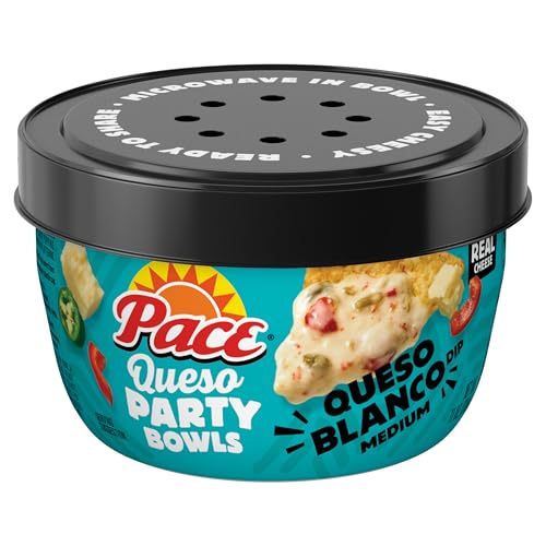 Pace Queso Blanco Dip, Cheese Dip, 11 oz Microwavable Bowl