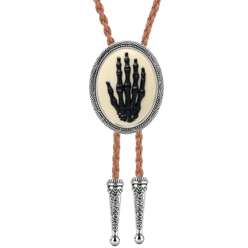 Image of Jeilwiy Bolo Tie for Men, Western Bolero Tie Cowboy Ties Native American Cowgirl Bolo Tie Accessories for Men Women