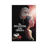 The Phantom Of The Opera Posters Musical Poster Hanging Poster Canvas Wall Art Decor Home Frame Hang