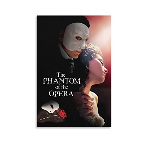 The Phantom Of The Opera Posters Musical Poster Hanging Poster Canvas Wall Art Decor Home Frame Hanger Posters Scroll Mural 12X18Inch(30X45Cm) #TOP8