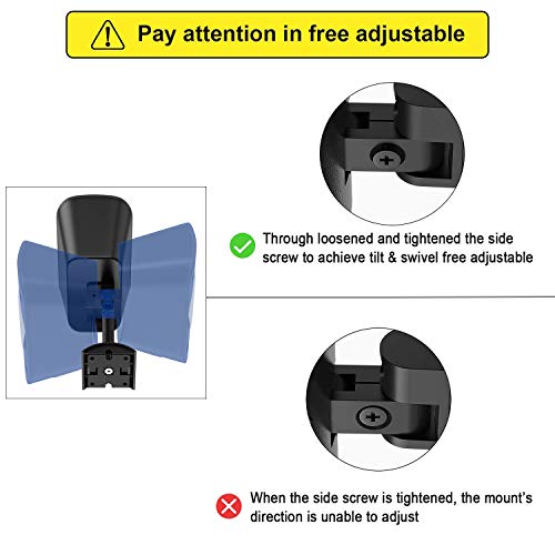 Wall Mount And Ceiling Mount For Logitech Z906 5.1 Surround Sound Speaker Syestem Tilt And Swivel Adjustable Mounting Bracket For Logitech Z906 Satellite Speakers Mount, Pair #TOP1