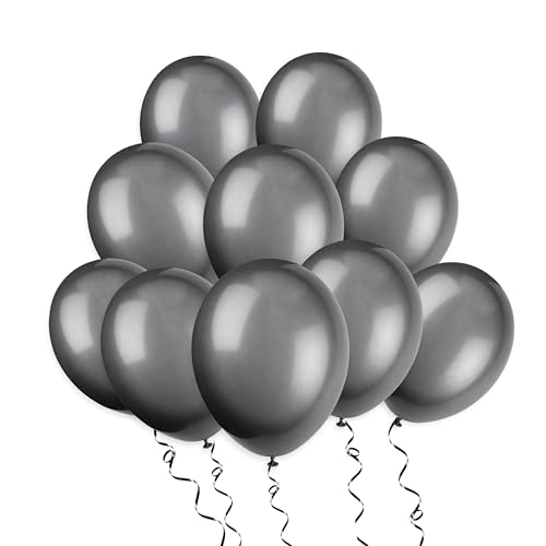 Ballons noir Unique Party 80014 pour réussir une décoration de fête élégante sans effort