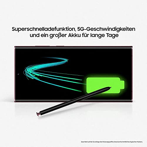 Samsung Galaxy S22 Ultra 5G Smartphone, 6.8 Zoll Dynamic AMOLED Display 2X, 120Hz, HDR10+, 108MP Kamera, 5.000 mAh Akku, Hybrid-SIM, Android 12 to 13 - Deutsche Version (1 TB, Green) – Bild 4