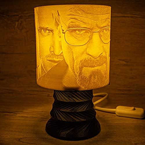 Breaking Bad Lámpara Abat-Jour LED RGB impresa en 3D