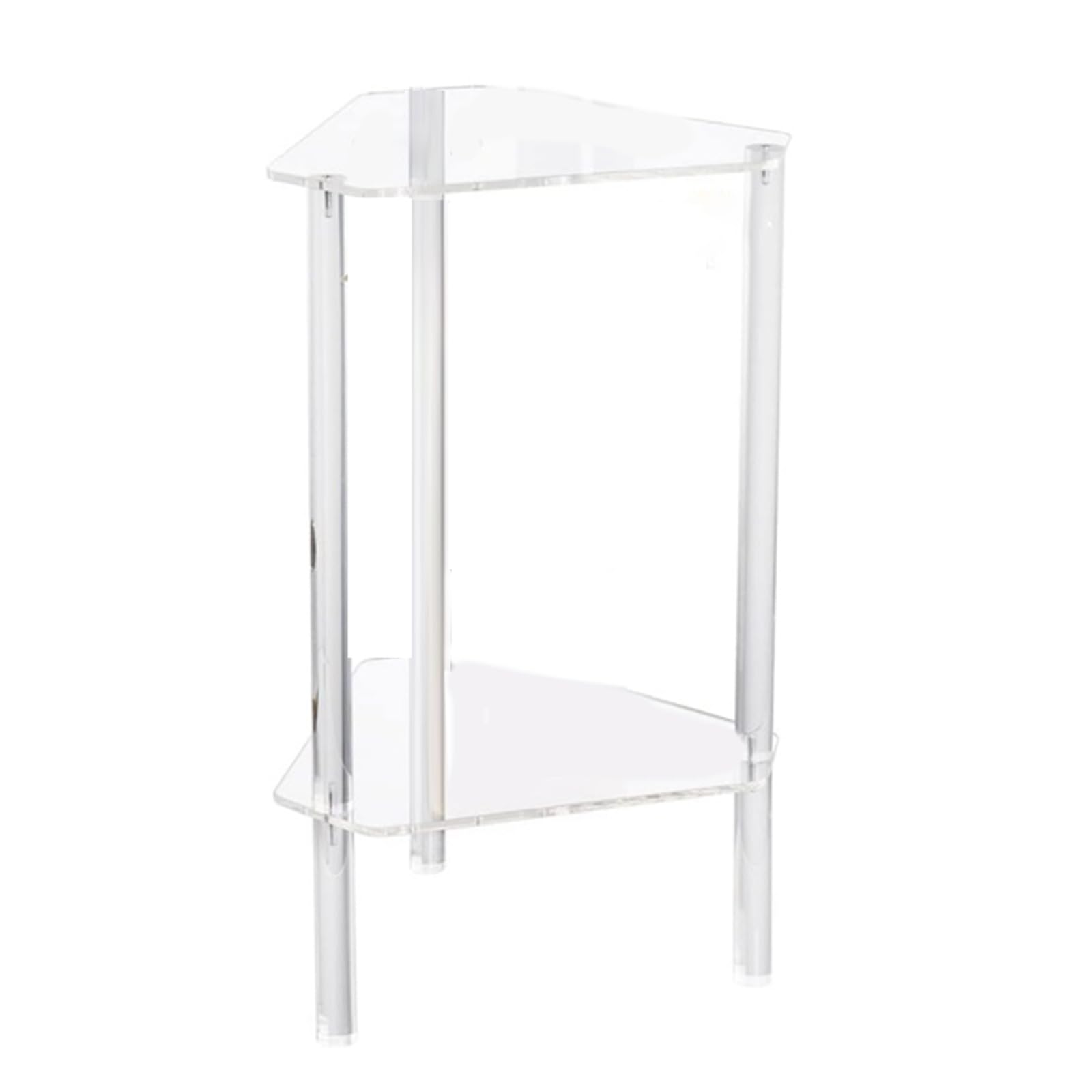 Nucelit Contemporary Acrylics Desk Unique Multifaceted Corner Table Versatile and Space Saving Furniture for Small Apartments Multipurpose Desk