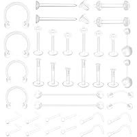 Voarge 14/16G - Piercing para la nariz (14/16 g, para cartílago