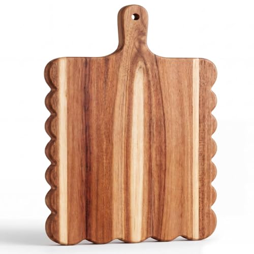 Tabla de cortar rectangular de madera Acacia 43x33 cm miniatura 1