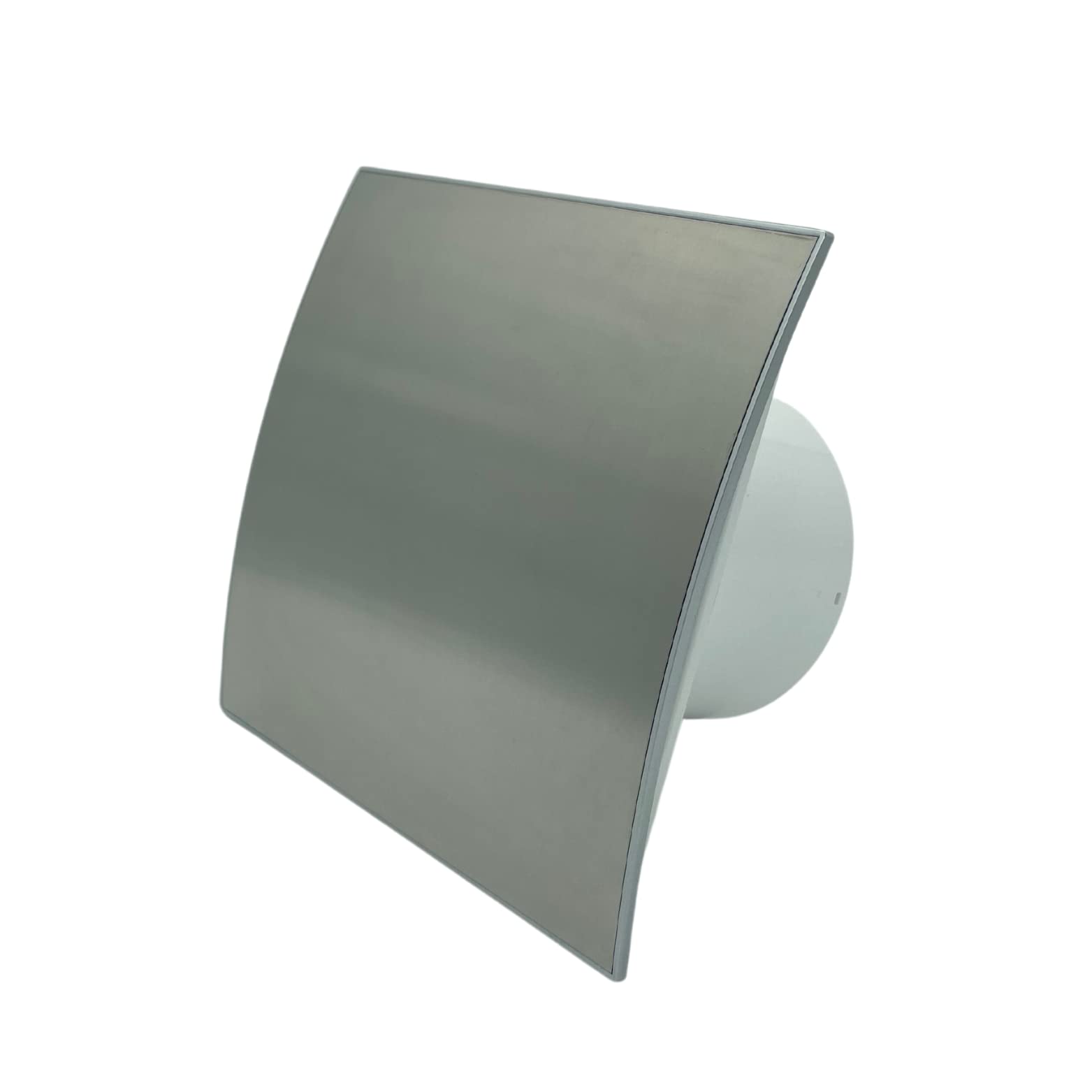 AirTech-UK - Extractor de aire para baño (100 mm, acabado en acero inoxidable)