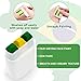 Brazil Flag Face Paint - Green Yellow Green 3 Colors Stripe Fan Brush Stick, Face and Body Paint for Brazilian National Day, Cosplay, Party, Football Supporters World Cup Euros Sports Events (2 Pack)