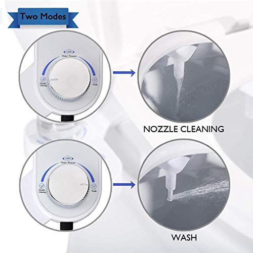 Bidet de toilette mécanique à buse autonettoyante et rétractable