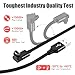 AGVEE 2 Pack 1.5ft Short Charger for Garmin Watch, L-Shape Charging Cable for Fenix, Forerunner, Vivoactive, Instinct, Venu, Tactix, Approach, D2, Quatix Series, Right Angle Braided, Black
