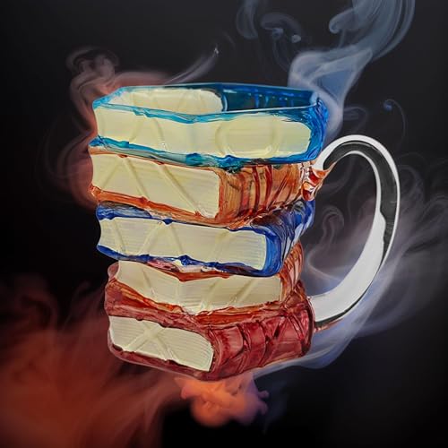 Taza Vintage de Vidrio Relief 11 Oz con Cuchara miniatura 4