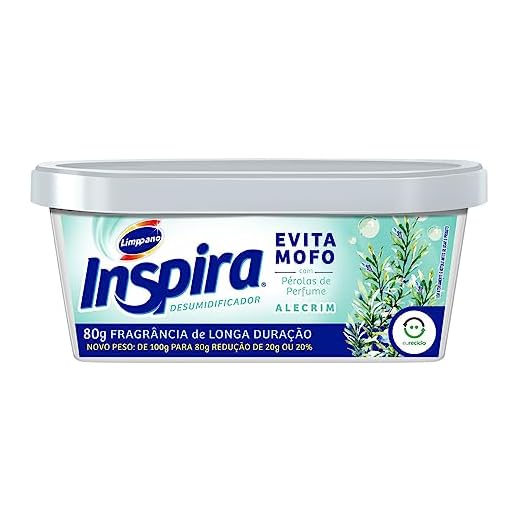 Evita Mofo Desumidificador Inspira 80G - Fragância: Alecrim