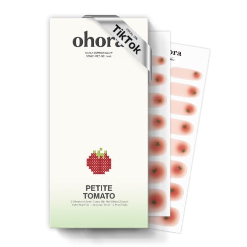 ohora Semi Cured Gel Nail Strips (N Petite Tomato)