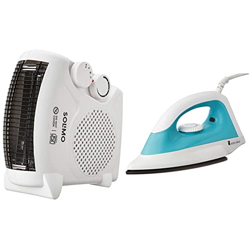 Amazon Brand - Solimo 2000-Watt Room Heater (ISI Certified, White Colour, Ideal...