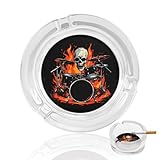 Conception : sur le bord de ce cendrier, on peut fixer les cigarettes, les empêcher de rouler et les rendre faciles à placer. La paroi intérieure est lisse et facile à nettoyer.