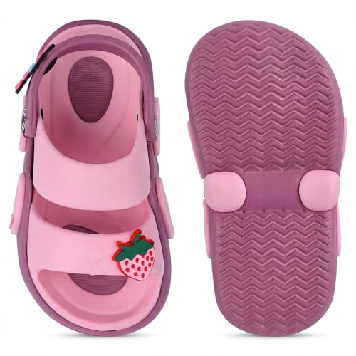 Image of Foot Trends Soft EVA Kids Sandals | Lightweight with Adjustable Strap | Soft Cushioning Sandals for Kids Boys and Girls