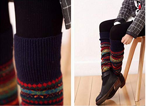 Image of Leg Warmers for Women Long Wool Boot Warmer Thick Warm Leg Warmers for Winter