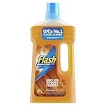 Flash Wood Floor Cleaner with Almond Oil, Mandarin & Cedarwood, 1L
