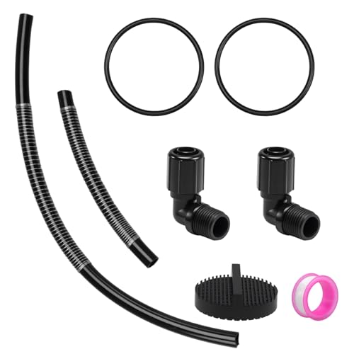 RUHUALIFE Pool Chlorinator Parts 1/2 NPT Tube Connector 5/8 OD Tube Screen and O-Rings Compatible with Pentair Rainbow Auto Feeder/Chlorinator 320 322 Replace#: R172272 R172091 R172009 R172255
