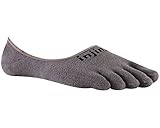 Injinji Sport Lightweight Hidden Toesocks (Small, Charcoal)