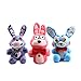 lefeng 3 Stück FNAF Plüschtiere Blau Pink Bonnie Bonnet The Twisted Ones Süß Hase Puppe Fünf Nächte bei Freddys Spielzeug Kuscheltier