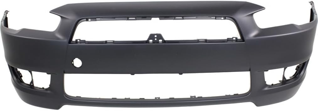 Primered, Front Bumper Cover Fascia for 2008-2015 Mitsubishi Lancer 08-15, MI1000324