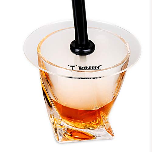 TMKEFFC Smoking Gun Cup Covers for Cocktail Drinks Smoking, Smoke Infuser Lids Suitable