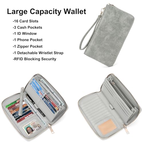 Image of Crossbody Bags for Women Large Hobo Purse Shoulder Handbag Wallet Set 2PCS | Soft PU Leather,Total 9 Pockets,Large Capacity,with a Spacious Functional Wallet,Detachable Shoulder Strap,Stylish Design