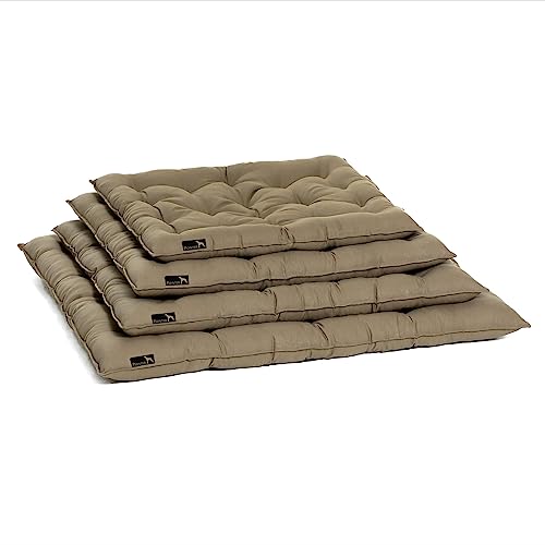 Pointer | Urban Hundekissen Mittelgroße Hunde, 70x60 cm - Orthopädisches Hundebett Waschbar bis 95°C, Geruchsfrei, Robust, Indoor & Outdoor, Made in Germany (XL - 70x60 cm, Goldbraun)