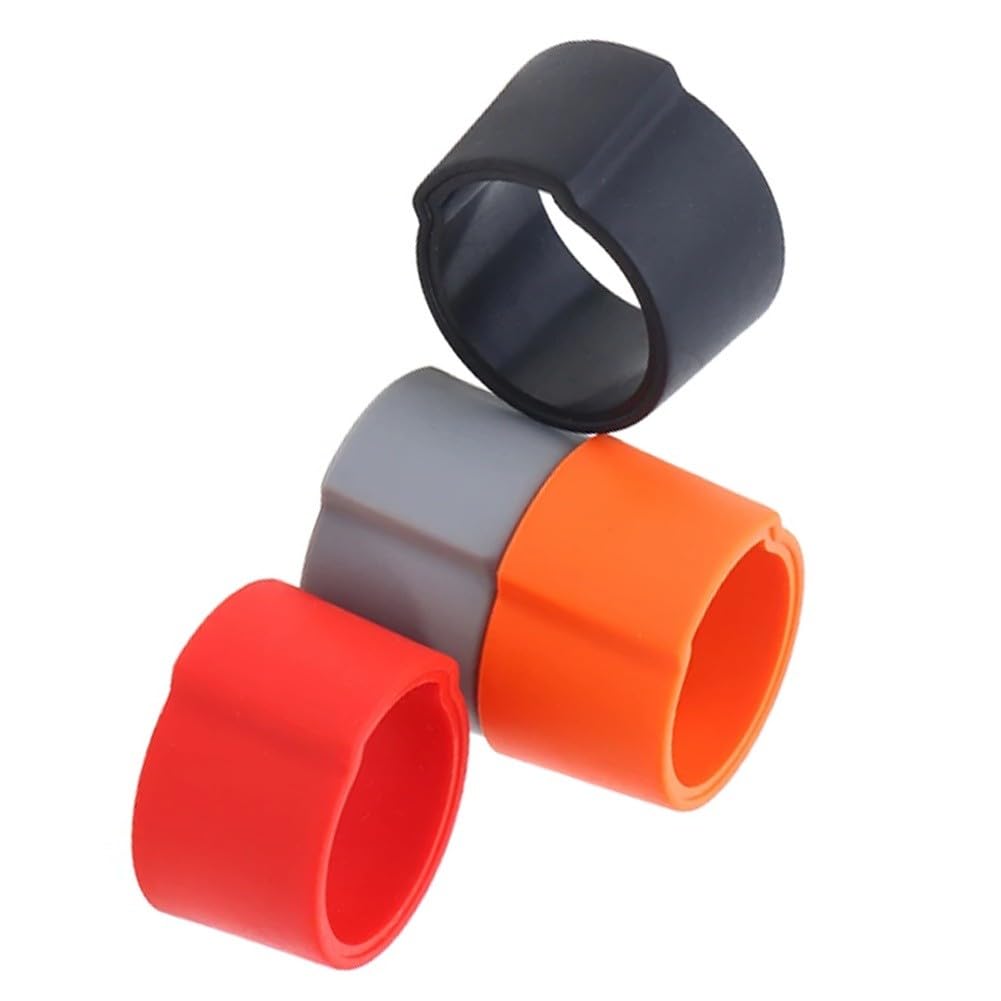 Abrazadera fija de silicona para saxofón tenor, soprano y saxofón tenor, elástico, antideslizante, 3 Á 2 cm