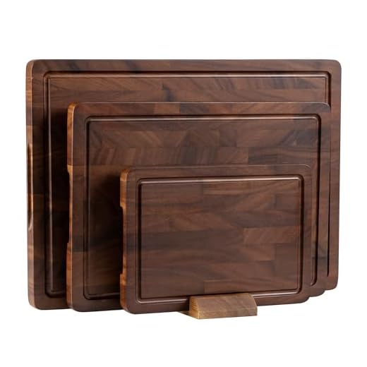 Premium Walnut Wood Cutting Board Set
