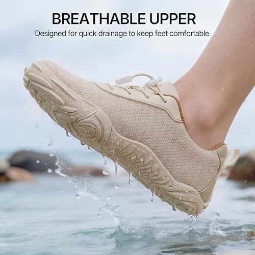 Image of ATHMILE Water Shoes for Men Women Quick Dry Aqua Shoes with Toe Protection