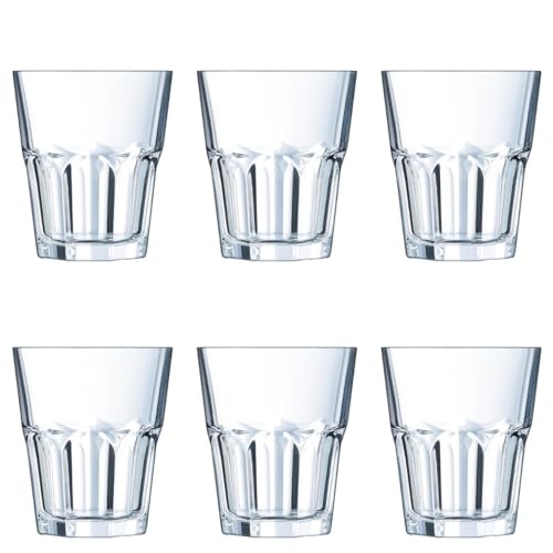 Arcoroc ARC L7844 Vasos Bajos Vidrio, 35 cl, 6 unidades
