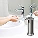 Hanamichi Soap Dispenser, Touchless Automatic Soap Dispenser Equipped Stainless Steel w/Infrared Motion Sensor Waterproof Base Adjustable Switches Suitable for Bathroom Kitchen Hotel Restaurant