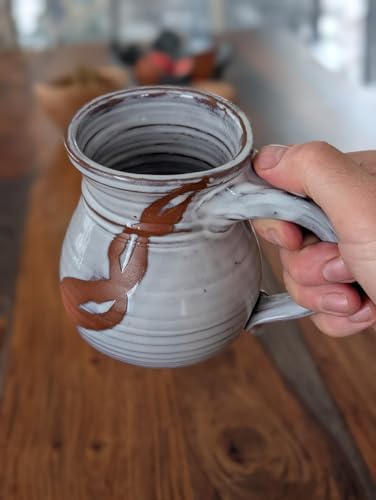 Taza artesanal de cerámica con acabado Shale miniatura 4