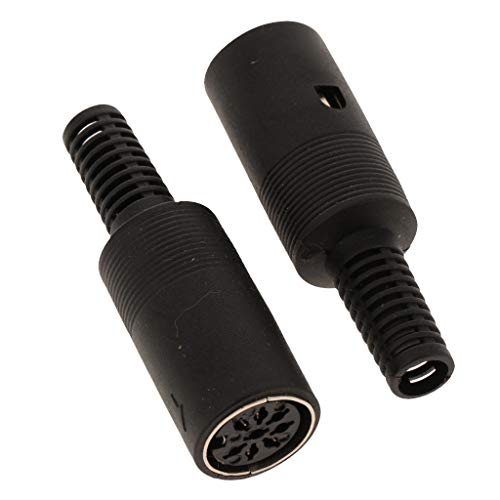 Conector Mini DIN Tipo 6 hembra Milageto para componentes de teclado y ratón 5