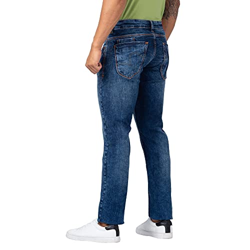 Image of Spykar Men's Rover Regular Fit Mid Rise Casual Jeans