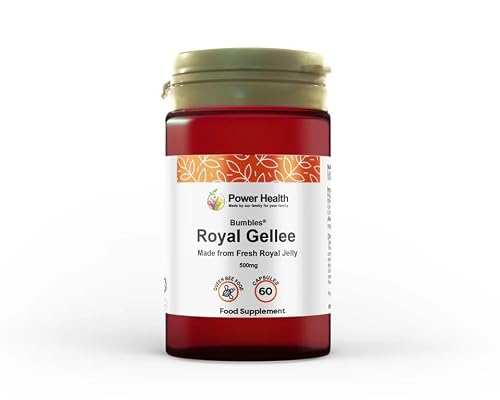 Image of Bumbles Royal Gellee Made from Fresh Royal Jelly 500mg 60 Capsules P'Health Queen Bee Food