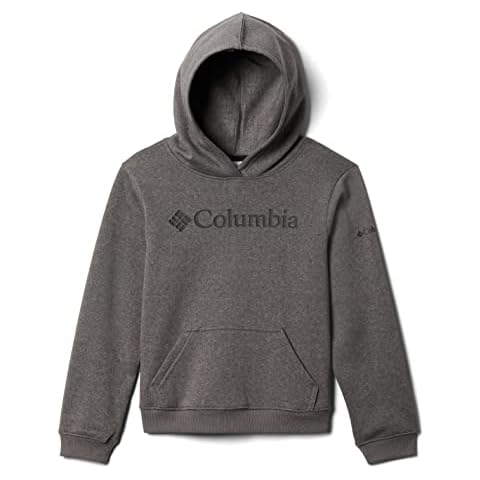 Columbia Youth Unisex Trek Hoodie in Charcoal Heather Cover