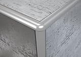 Minuta Profili Capsula In Acciaio Per Profili Rivestimento Piastrelle Capsula Acciaio Angolo Tondo Per Rifinitura E Decorazione Profili Ideale Per Bagni E Cucine (SPAZZOLATO 10 MM)