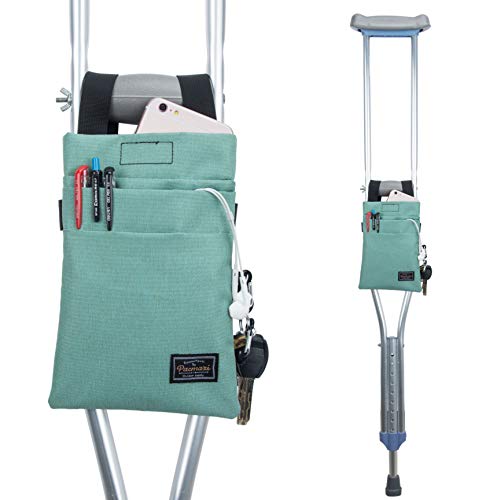 Crutch Bag Universal Crutches Accessory Crutch Carryon Pouch (Green1)