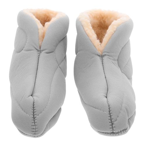 Vaguelly Forros Térmicos para Botas de Invierno para Hombre, Calcetines Aislantes Cómodos de Felpa y Tela Oxford, Antideslizantes y Duraderos para Pesca y Ambientes Exigentes