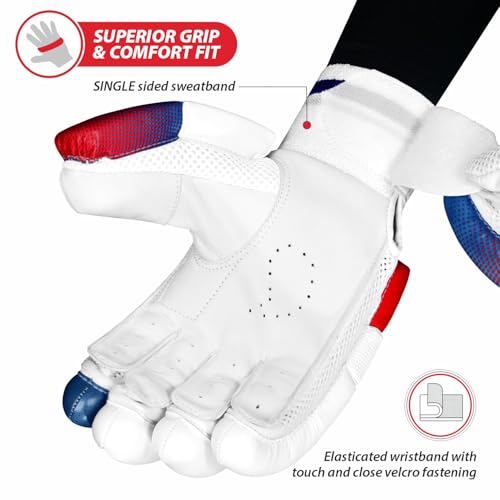 Image of DSC Rave Cricket Batting Gloves, Size - Youth, Right Hand