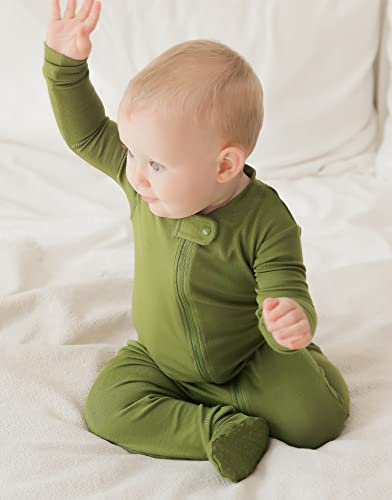 VAENAIT BABY Infant Toddler Boys Girls Footed One-Piece Sleep and Play Premium Modal Pajamas 1-2 Pieces3