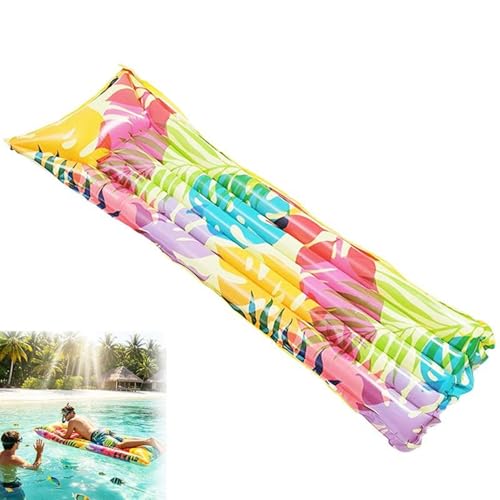 Image of Générique Pool Floats, Inflatable Pool Floats for Adults 69.7 X 24.4 Inch, Inflatable Pool Raft, Water Relaxation Mattress, Sun Lounger for Bath, Tanning, Summer Vacation