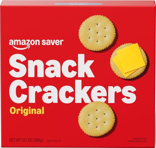Image of Amazon Saver, Original Snack Crackers, 13.7 Oz