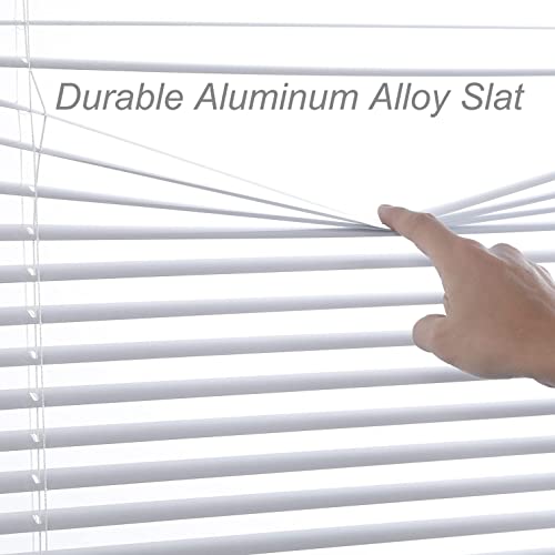 Persianas venecianas de aluminio impermeables con lamas de 25 mm para oscurecimiento total 4